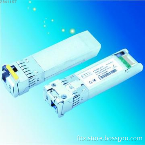 Fiber Optic 10G BIDI SFP+ Transceiver 10km 1270Tx/1330Rx